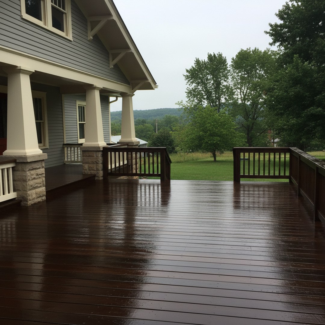 Deck Staining & Sealing completed by Majestic Deck Co in Olive Branch, TN