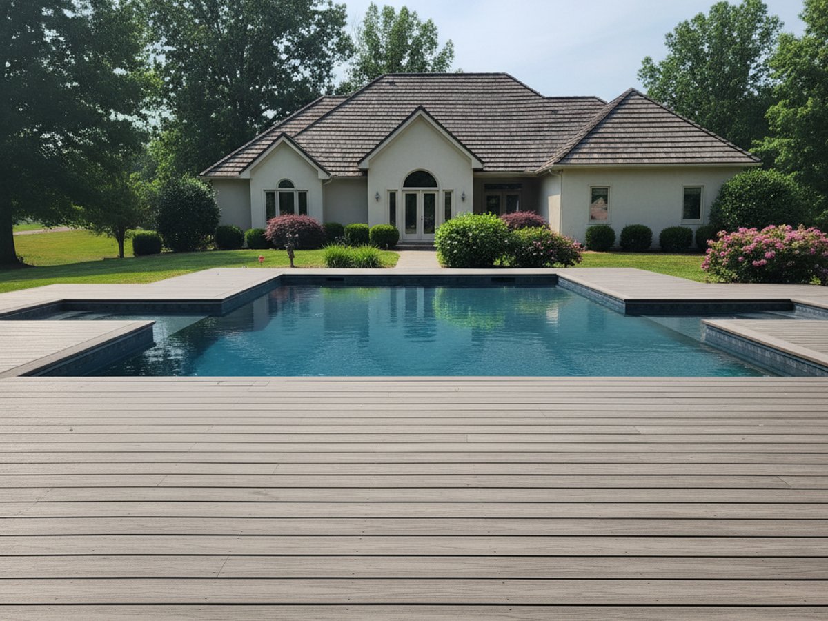 Deck Railing Repair & Installation completed by Majestic Deck Co in West Memphis, TN