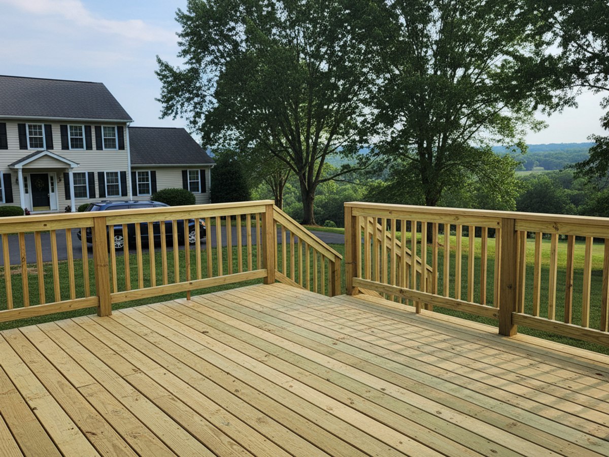 Deck Resurfacing completed by Majestic Deck Co in Horn Lake, TN